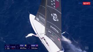 Americas Cup 2024 Luna RossaAmerican Magic gli highlights [upl. by Idell]