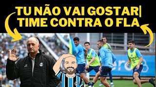 FELIPÃO O QUE RECEBI  ESCALAÇÃO GREMIO X FLAMENGO [upl. by Aretse365]