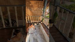 A visit to the beautiful agonda villa  Beautiful Sunset view  jaccuzi sunset southgoa shorts [upl. by Aksoyn170]