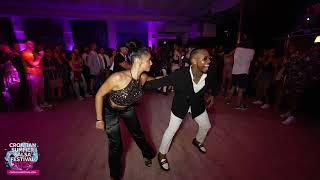 Salsa social dancing  Croatian Summer Salsa Festival 2023 [upl. by Marucci]