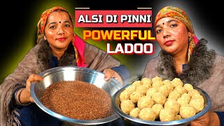 Alsi Pinni Recipe  How to make Alsi Ladoo [upl. by Animrac999]