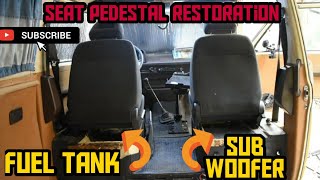 Vanagon Restoration  Front Seat Pedestals PT 1 [upl. by Enyamrahc548]