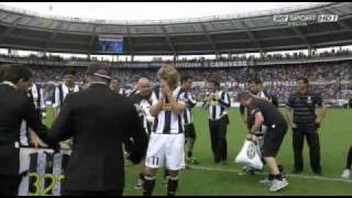 Lultimo saluto di Pavel Nedved ai tifosi bianconeri allo stadio [upl. by Grete479]