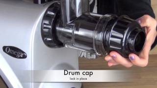 Omega NC800HDS Nutrition Center Juicer Product Overview [upl. by Kaiulani]