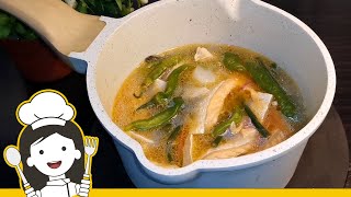 SALMON BELLY  SINIGANG NA SALMON BELLY RECIPE  HOW TO COOK SINIGANG SALMON BELLY  SIMPLE AND EASY [upl. by Laeahcim]