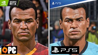 FIFA 22 PS5 vs PC 4K MAX SETTINGS  ICON PLAYER FACES  Next gen vs current gen [upl. by Roe]