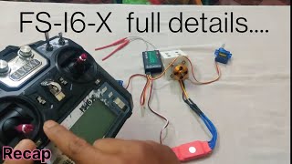 FSI6X full details  Binding Transmitter and Receiver  Brushless motor Check Step by Step [upl. by Cirenoj]