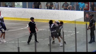 Junior C Lacrosse Playoffs Game 4  Barrie Bombers vs Fergus Thistles [upl. by Lorrin325]