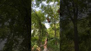 This rope swing is so much fun😂🔥 [upl. by Moses827]