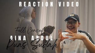 Aina Abdul  Puas Sudah OMV  REACTION VIDEO [upl. by Aticilef]