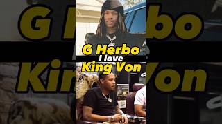 G Herbo On King Von  I Put Him On His First Show [upl. by Tenom]