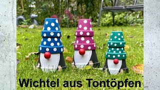 Wichtel aus Tontöpfen  RuthvonG [upl. by Ynabe]