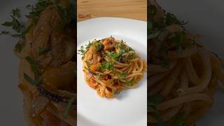 Delicious Seafood Spagetti Pasta  Quick amp Easy Gourmet Dinner 🦐🍝 [upl. by Adelle208]