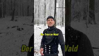 Zollstocktrick im Wald die Weihnachtszeit ist eingeläutet handwerk shorts comedy tricks [upl. by Shoshana328]