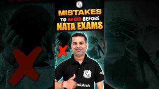 Mistake To Avoid Before NATA Exam🔥NATA PWDesignampArch [upl. by Aznofla143]