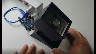 How to make Watchwinder for Automatic Watches  DIY Project Tutorial  using Arduino [upl. by Ewall]