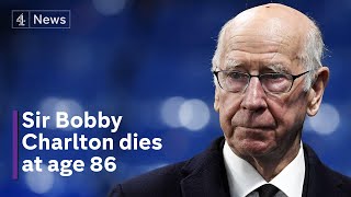 Football legend Sir Bobby Charlton dies at age 86 [upl. by Tingley]