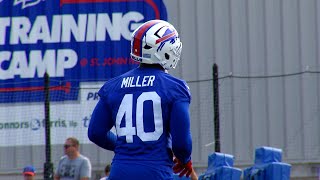 Von Miller meets the media to close out training camp [upl. by Ilatan363]