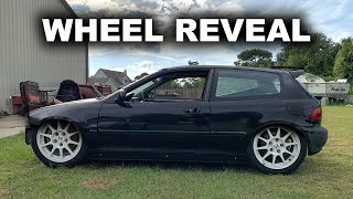 EG Hatch Integra Type R 5 Lug Conversion Wheel Reveal [upl. by Modesty]