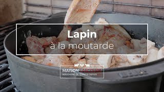 Lapin à la moutarde  Recette [upl. by Arundel719]