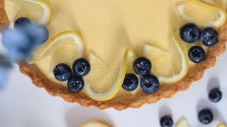 Creamy Lemon Tart Recipe  Delicious Homemade Dessert Tutorial [upl. by Aciraa]