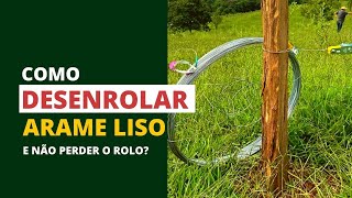 Como fazer a ARANHA para desenrolar o arame [upl. by Alin]