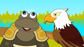 Aesops Fables  Tortoise And The Eagle  HooplaKidz [upl. by Adel]