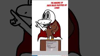 The making of Duck billed Platypus issue 1 Cover duckbill platypus comicbooks comicbookartist [upl. by Moir975]