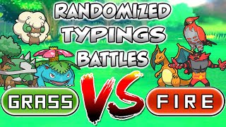 We Catch Randomized Pokemon Based On Typing Then We Battle Fire VS Grass [upl. by Loss]