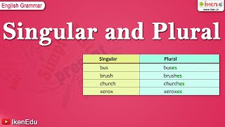 Singular and Plural Nouns  English Grammar  iken  ikenedu  ikenApp [upl. by Navnod551]