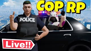 🔴LIVE Being A Police Officer In Redline RP  GTA 5 RP [upl. by Adnohsor934]