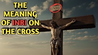 INRI Meaning On The Cross And In The Bible  Bible Stories Explained [upl. by Pussej]