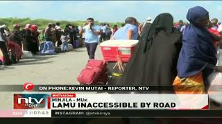 Lamu inaccessible by road as travellers stranded over floods [upl. by Aikkan]