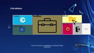 Dark Software Homebrew for PS4 505 Jailbreak [upl. by Cass]
