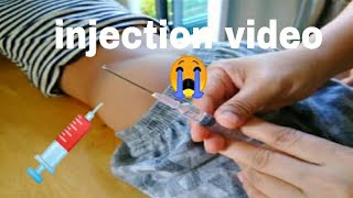 Injection video  Injection Ka darr😭😭 video  1 [upl. by Jim]