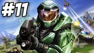 Halo Combat Evolved Walkthrough  Assault on the Control Room  Part 11 XboxPC [upl. by Olemrac831]