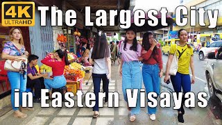 Tacloban City The Largest and Highly Urbanized City in Eastern Visayas  Walking Tour 4K  Julanders [upl. by Ahsatniuq]