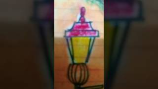 Oil postal colours drawingartviralvideoshortvideotrending [upl. by Dlanigger]