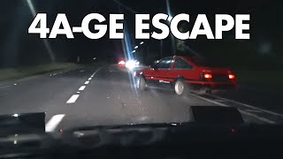 Raw AE86 Drifting  4AGE Late Night Escape [upl. by Tabatha]