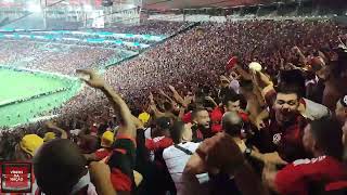 Torcida do Flamengo contra o Palestino  Libertadores 2024 [upl. by Ynattyrb708]