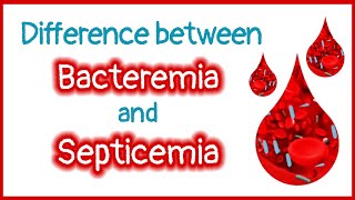 Difference between bacteremia and septicemiamicrobiologysepsismedical basicappliedmicrobiology [upl. by Radmen99]