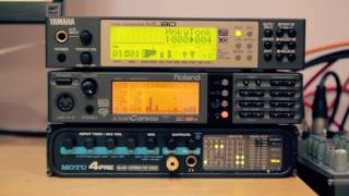 PASSPORTMID on Yamaha MU80 amp Roland SC88 [upl. by Abad]