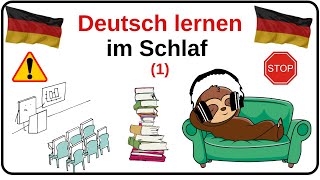 quotIm Schlaf Deutsch lernenSprachtraining für Anfängerquot Deutsche Alltagsgespräche learngerman [upl. by Alberto]