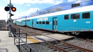 Coaster 2105 amp Coaster 2308 Depart From Sorrento Valley Station 06052012 [upl. by Buddy]