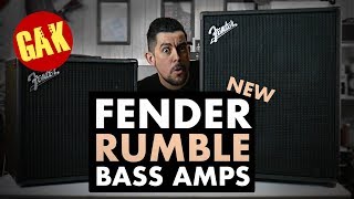 NEW Fender Rumble Bass Amps [upl. by Iggam699]