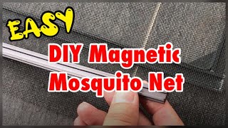 DIY  How to make mosquito net for doorwindows easy at home [upl. by Derril928]