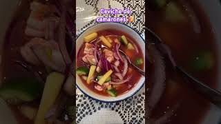 Ceviche de camarones comidasrapidasyfacilesdehacer antojod regionalmexicano [upl. by Lleryt796]