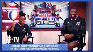 Harlem Globetrotters Talk World Tour amp Harlem Globetrotters Play It Forward Exclusive [upl. by Eikcin892]