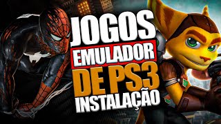 COMO INSTALAR JOGOS DE PS3 NO EMULADOR RPCS3  FORMATOS ISO  PKG E DISCO [upl. by Fennell]