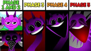 Phase 1 VS Phase 2 VS Phase 3 VS Phase 4 VS Phase 5 in Incredibox Sprunki [upl. by Cynthy]